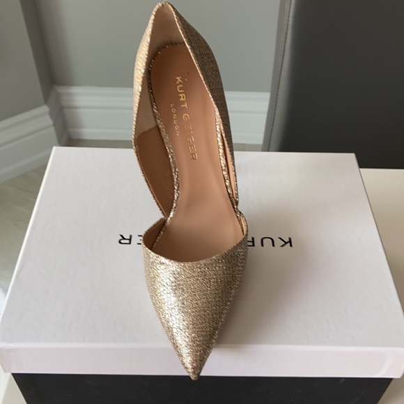 Kurt Geiger champagne sparkly shoes - 8.5 - Picture 3 of 5